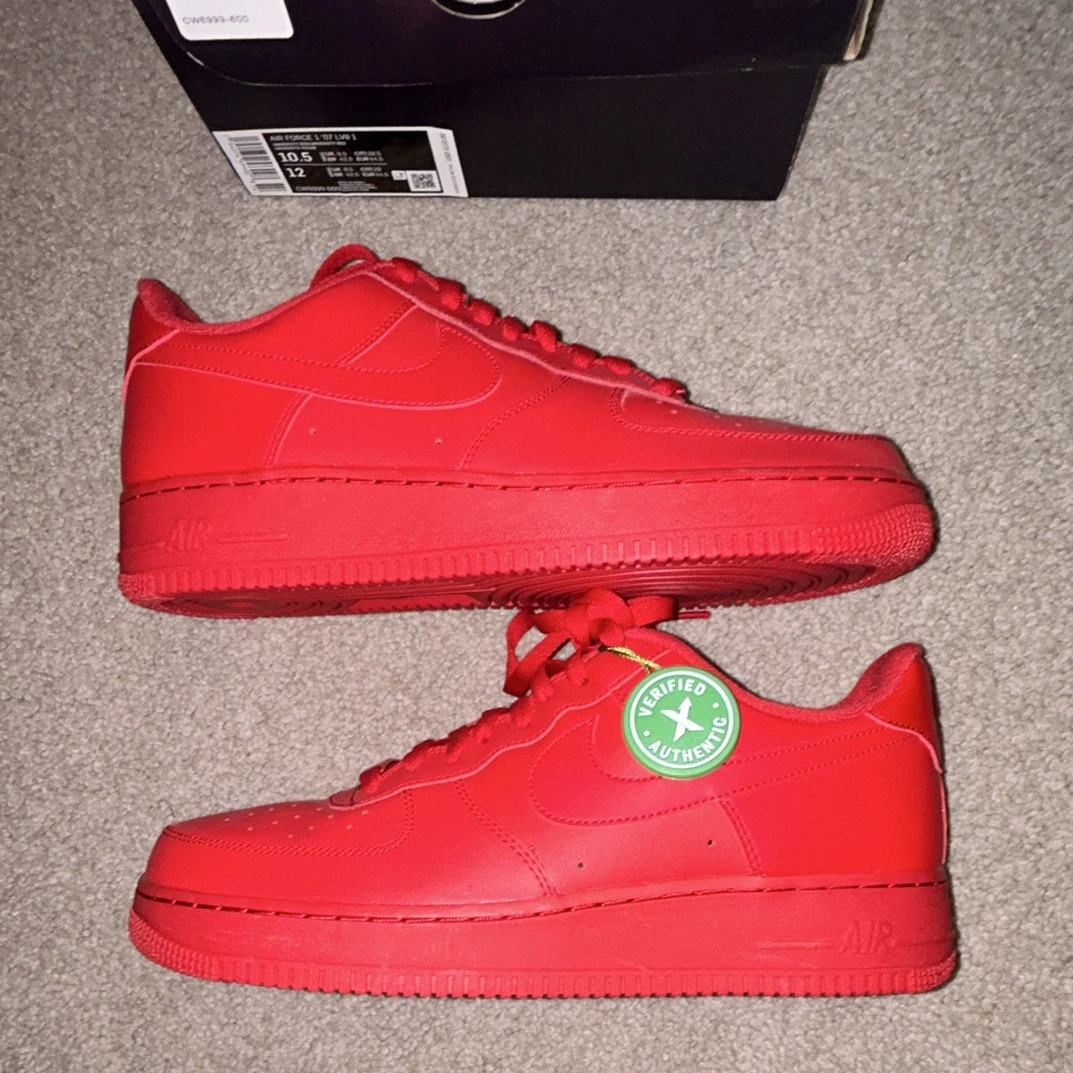 Nike Air Force 1 Low Triple Red - огромный выбор по лучшим 