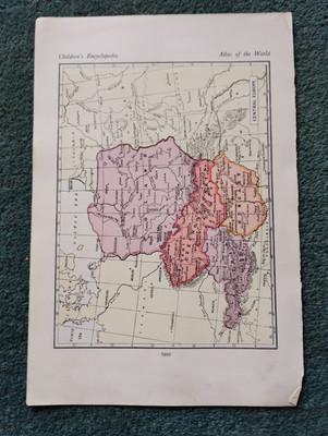 Sk144 Ephemera 40er Jahre Karte Mitteleuropa