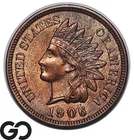 1906 Indian Head Cent Penny, Choice BU++
