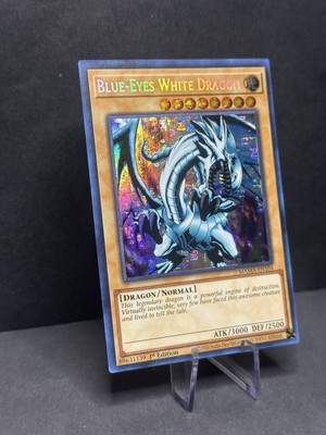 【ファラオズシークレット】青眼の白龍 【北米版】MAMA-104 Yu-Gi-Oh! TCG Blue-Eyes White Dragon MAMA-EN104 Secret Pharaoh's
