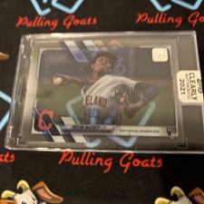 2021 Topps Clearly Authentic Autographs On Card- Triston McKenzie #CAA-TM