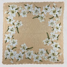 Vintage Hanae Mori Handkerchief Neckerchief Bandana Pocket Square