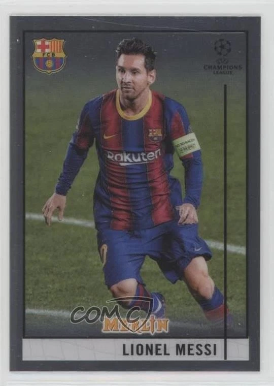 2020-21 Topps Merlin Collection Chrome UCL Lionel Messi #1 for