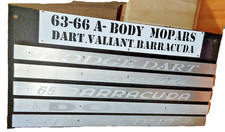 Custom Engraved For You And Your 1963-66 Mopar A-body Outer Sill Plates