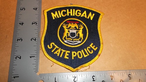 Michigan State Police Patch~Michigan~MI~Uniform Worn~Mich~MSP~Type B~