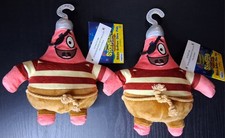Sponge Bob Movie Bikini Bottom Glow Pals Plush Set Of 2 Patrick Stars NWT
