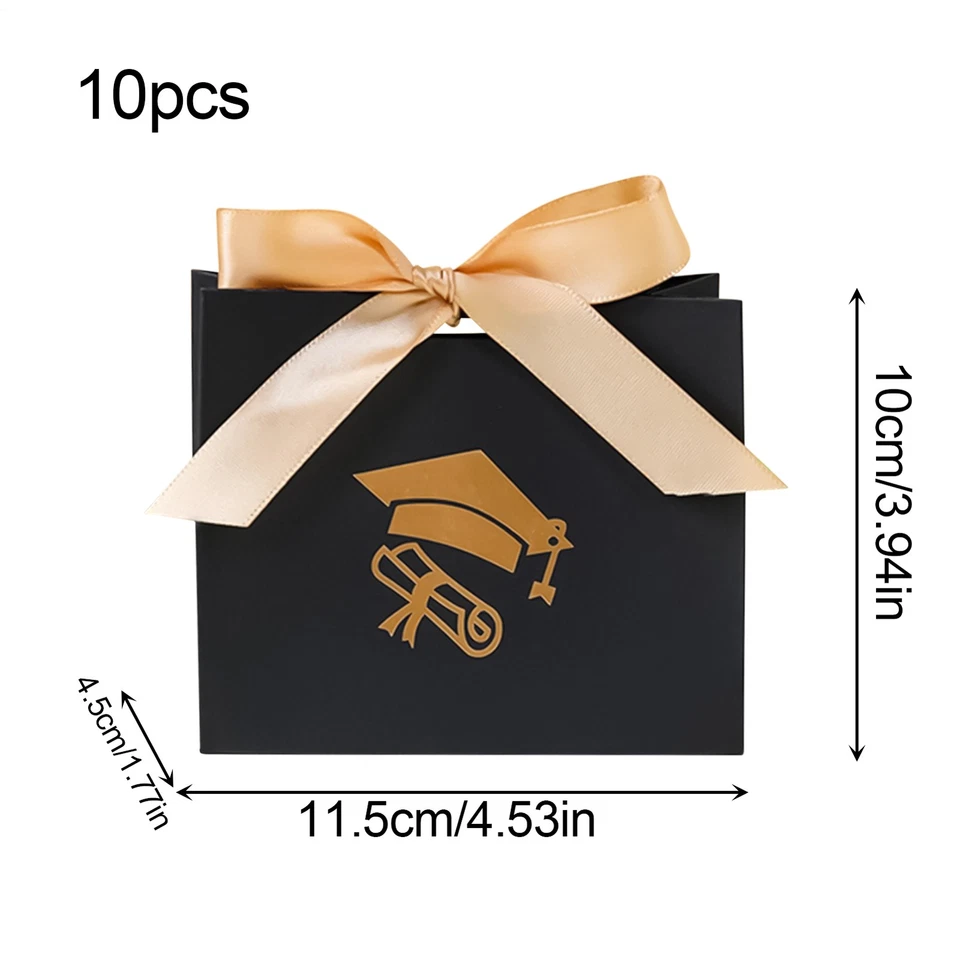 10 bolsas de regalo de graduación bolsas de dulces para graduación universitaria de secundaria Foto 3 de 4