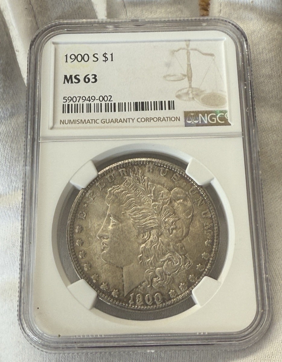 1900 S Morgan Silver Dollar NGC MS 63 | eBay