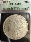 1884-O  $1 Morgan Silver Dollar -  ICG AU50- NO RESERVE