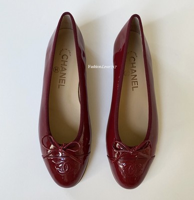 dark red flats