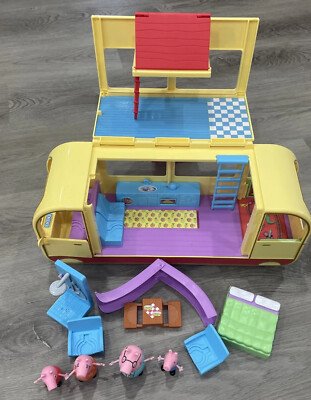 Peppa Pig Transforming Camper Van RV Playset w/ Sounds Tested - 99
