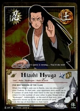 Naruto CCG Hiashi Hyuga #659 Holo Near Mint
