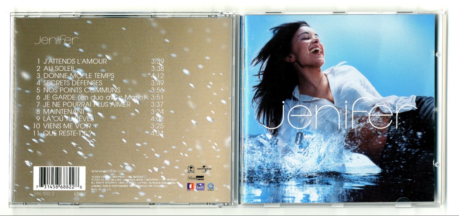 Cd Jenifer J Attends L Amour 11 Titres Album 02 Ebay