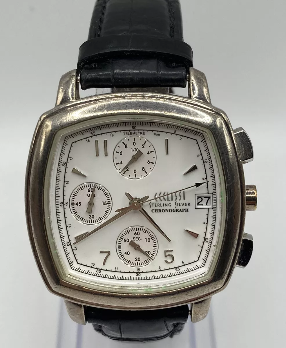 Sterling chronograph watch clearance