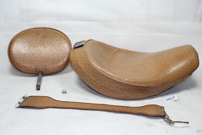Corbin FXR rider seat + backrest + tank strip ostrich FXRT FXRP FXLR EPS23135