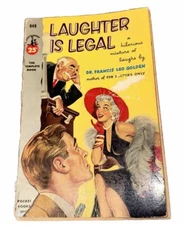 Dr. Francis Leo Golden LAUGHTER IS LEGAL vintage 1953 1st prtg PB GGA