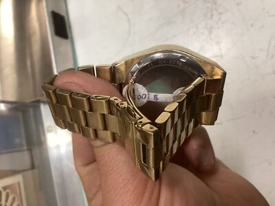 Michael Kors MK-6078 Womens Gold Stainless Steel Chronograph 