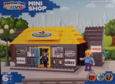 costruzioni mattoncini shop risparmio casa (compatibile con Lego