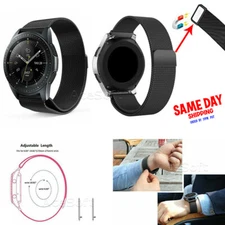 USA Magnetic Loop Stainless Steel Strap Watch Band for Samsung Galaxy Watch 46mm