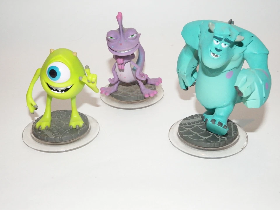 Disney Infinity Lot of 3 Figures - Monsters Inc. Mike Sully Randall - Image 2 of 2