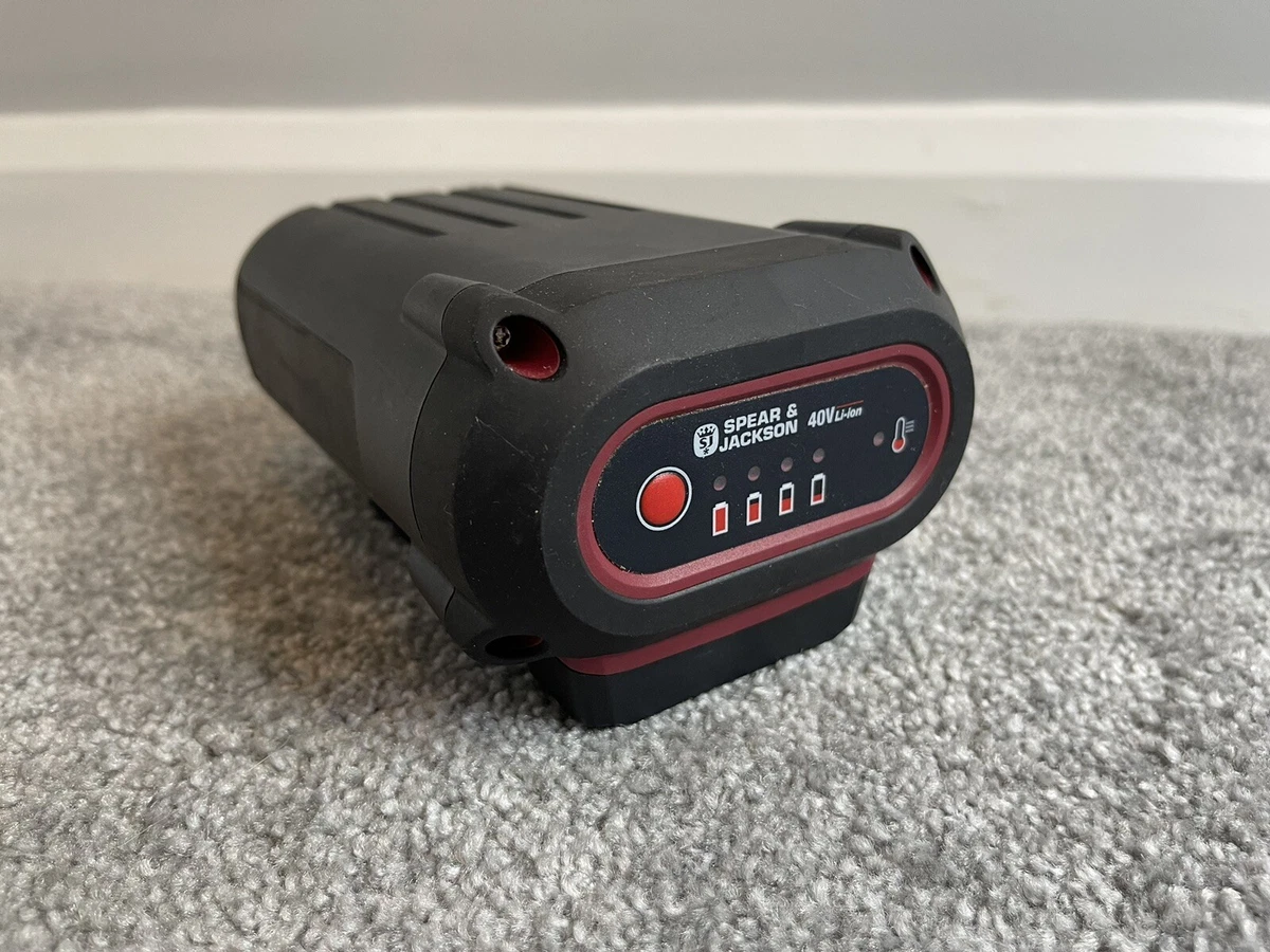 Spear and jackson 40v lawn mower battery sale