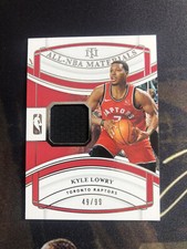2019-20 Panini National Treasures Kyle Lowry ALL NBA MATERIALS #49/99
