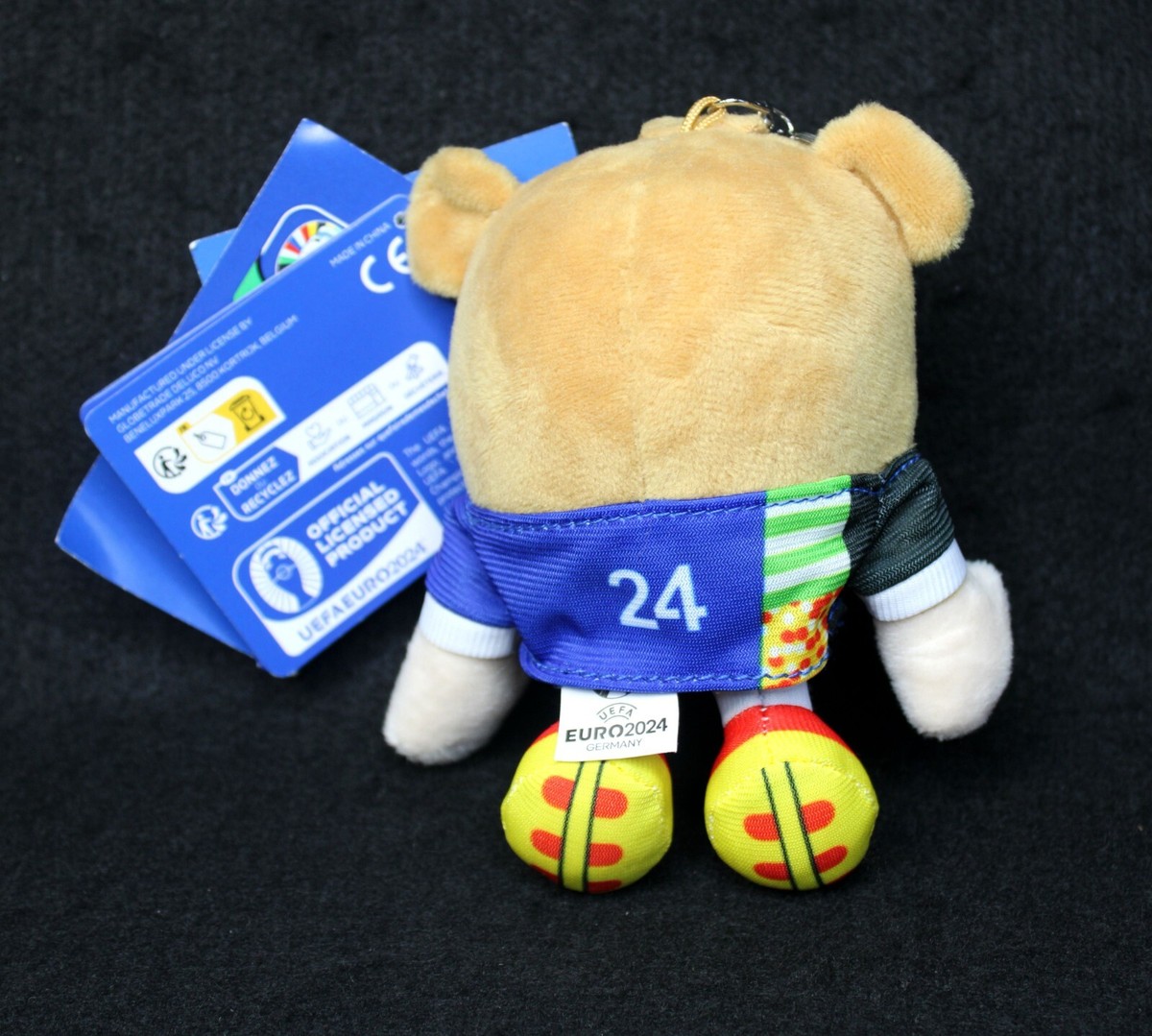 Peluche Ours Albart - Mascotte Euro 2024 UEFA - Allemagne - Football