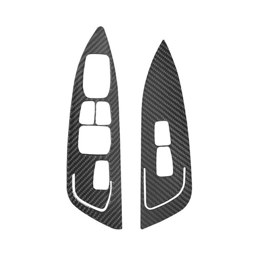 2X Carbon Fiber Front Door Control Trim Cover For Hyundai Veloster JS 2019-2022 - Picture 2 of 17