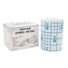 CEROTTO ROTOLO ADESIVO MEDICAZIONE FERITE NASTRO ESTENSIBILE ELASTICO 10X10 TNT