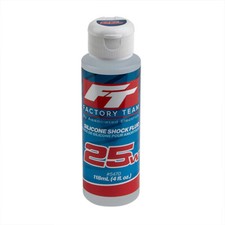 4 oz TEAM ASSOCIATED 25 WT SILICONE SHOCK OIL FLUID LARGE 5470 traxxas losi rc10