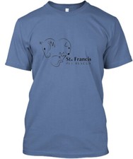 St Francis Pet Rescue T-Shirt Made in the USA Size S to 5XL