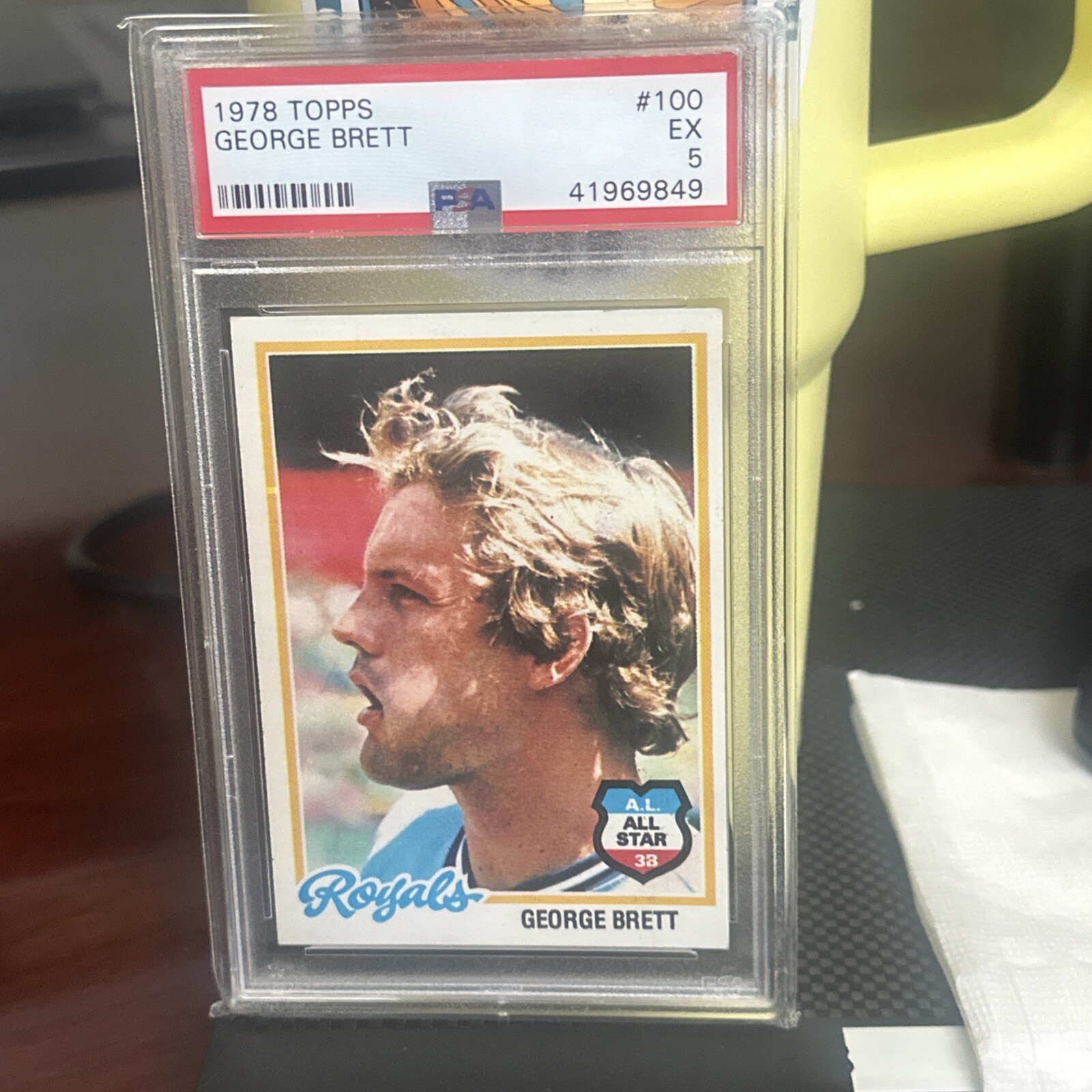 1978 TOPPS #100 GEORGE BRETT PSA 5