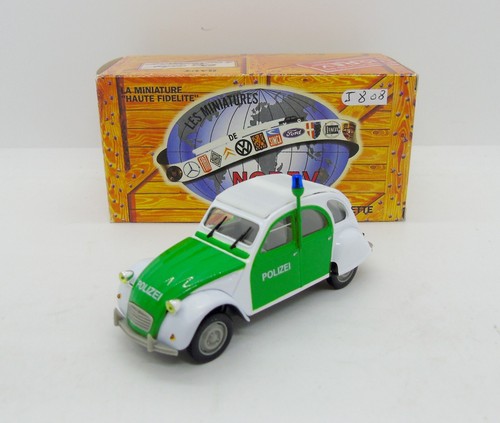 Modèle Réduit Citroën 2cv6 Police (Polizei) 1977 - Échelle 1/43 - Norev - Occasion