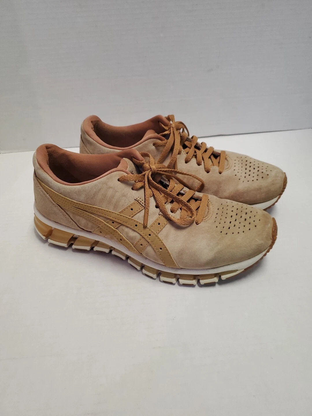 ASICS Gel Quantum 360 4 LE Caramel Gum Pelle Marrone Uomo Taglia 7 1021A105
