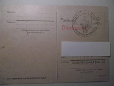Postkarte mit Sonderstempel,Nordhausen 55 Stadt der IFA-Dieselmotoren 15.11.66