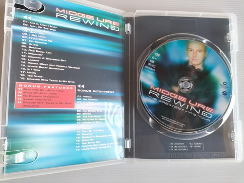 Midge Ure Rewind The Greatest Hits Tour (REGION 4 DVD) Australian Release - Picture 3 of 3