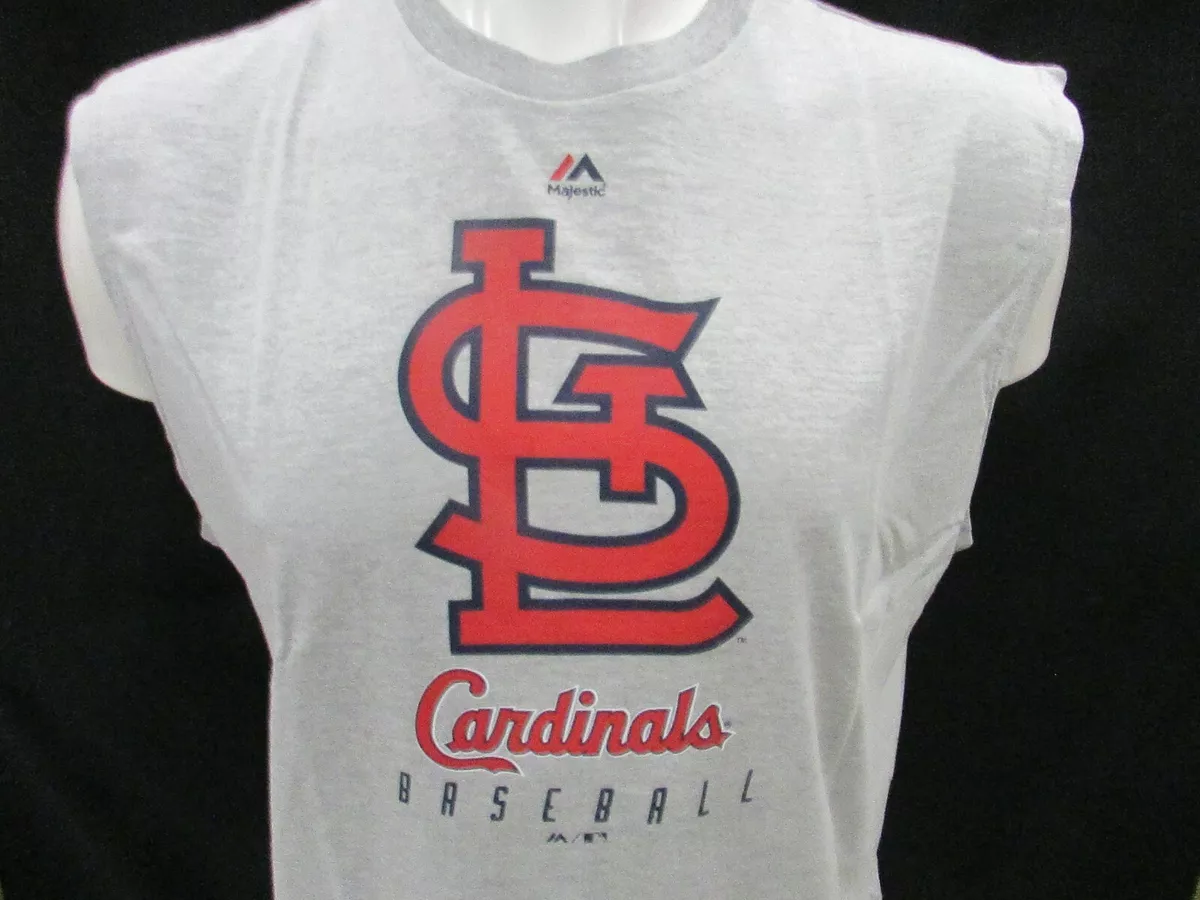 Saint Louis Cardinals MLB Majestic Men's Big & Tall Muscle Shirt