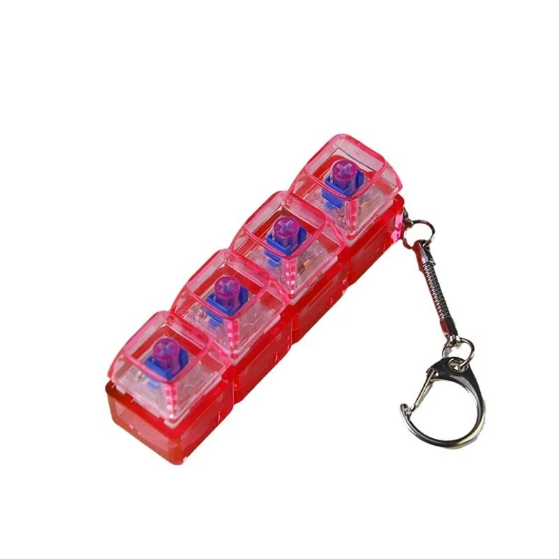 LED Mechanical Keyboard Switch Tester Keychain for Testing and Customizing Your Keyboard Experience
