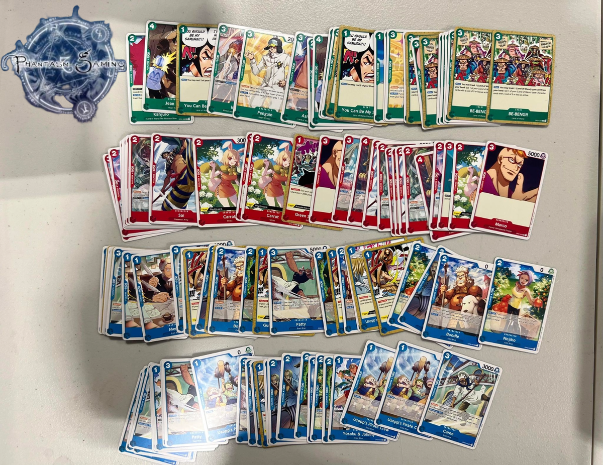 One Piece Trading Card Game Bulk 50 Assorted Cards GREAT