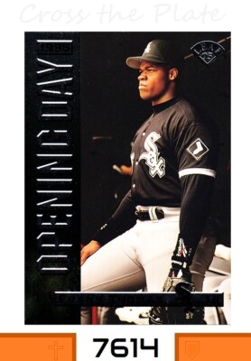 1-1995 LEAF WRAPPER REDEMPTION OPENING DAY FRANK THOMAS WHITE SOX CARD#1