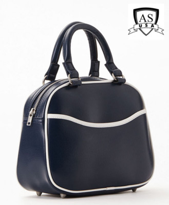 John Galt Navy Top Women's Handle Purse Handbag Bag New