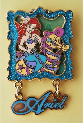 Disney Gold Card Princesses & Horses Ariel Little Mermaid Dangle Pin LE 1500