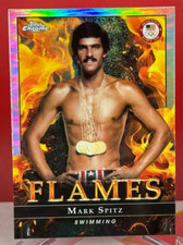 2024 TOPPS CHROME US OLYMPICS FLAMES MARK SPITZ #F-5 USA SWIMMING