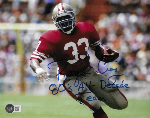 Roger Craig Signed 8x10 Photo Autographed BAS San Francisco 49ers All Decade