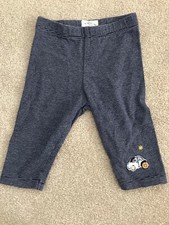 Baby Boy Girl Unisex Next Navy Stripe Leggings 3-6 Months