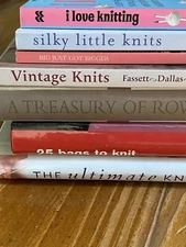 Rowan Kim Hargreaves Vintage Knits Bags to Knit Big Wool Kidsilk Haze Lot of 7