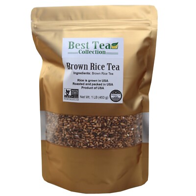 Brown Rice Tea  Roast - Product of USA | 1 lb - Best Tea Collection