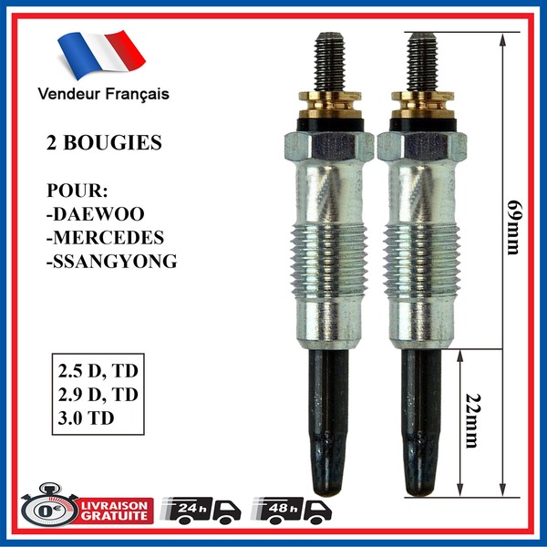 VorwÄRmkerze FüR Mercedes W124 / Vito / Sprinter / Daewoo / Ssangyong-image