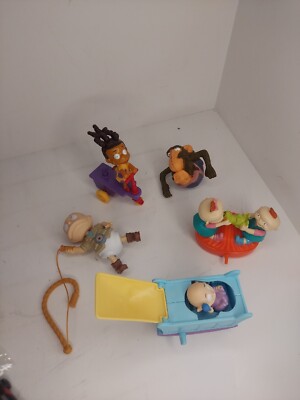 Rugrats Toys 1998 Burger King Wind Up Lot Of 5 