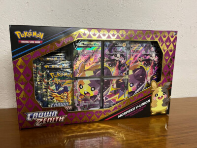 POKEMON CROWN ZENITH MORPEKO V-UNION PREMIUM PLAYMAT COLLECTION - ENGLISCH - NEU